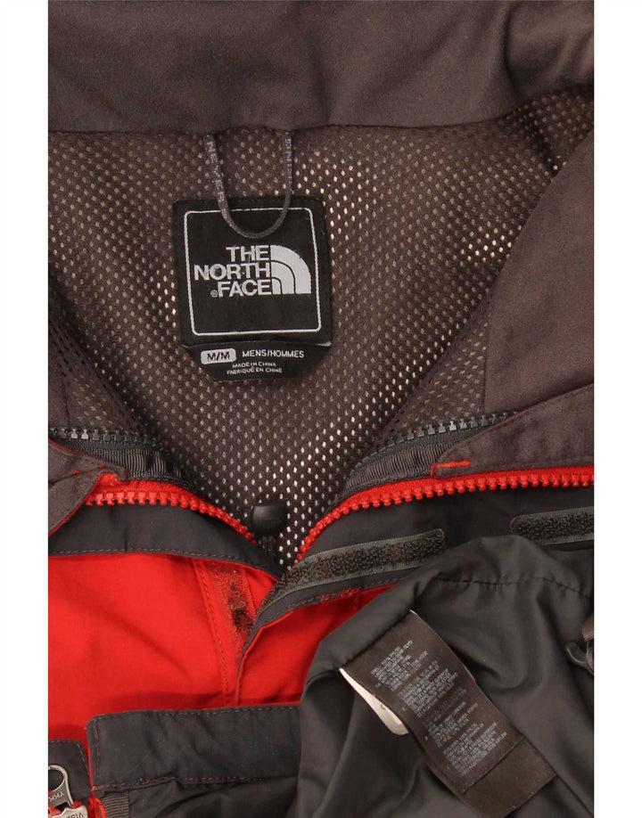 Męska kurtka przeciwdeszczowa The North Face UK 38, nylon w kolorze średnio czerwonym