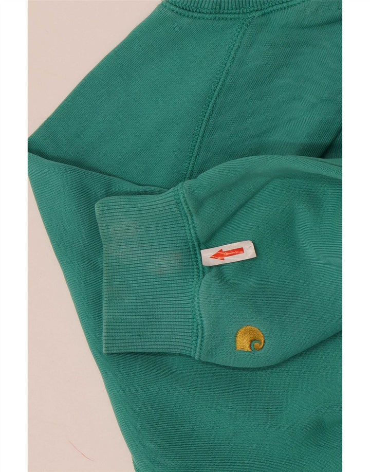 Damska bluza oversize Carhartt UK 10, mała, zielona bawełna