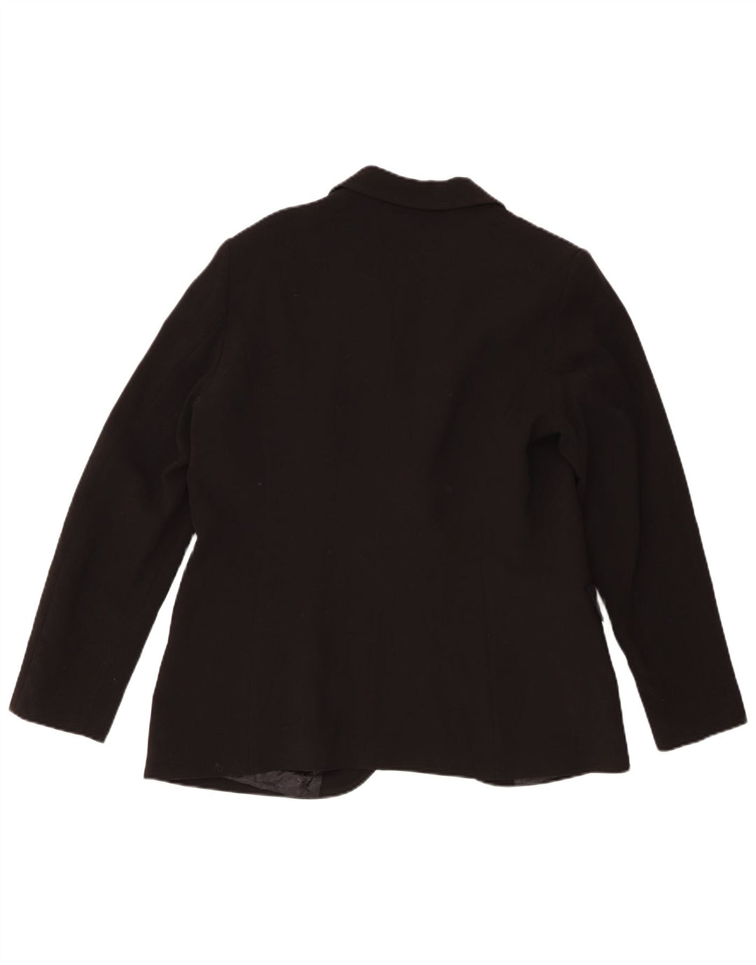 Damska marynarka Benetton zapinana na 1 guzik UK 16, duża, czarna, poliestrowa