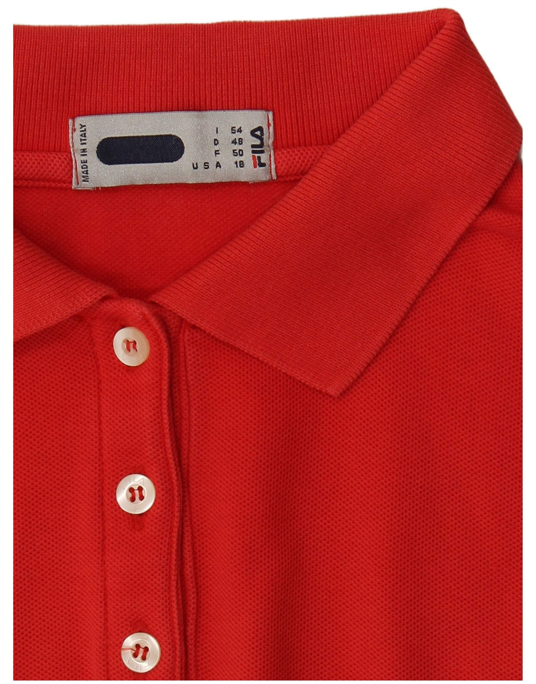 Damska koszulka polo FILA IT 54 3XL czerwona