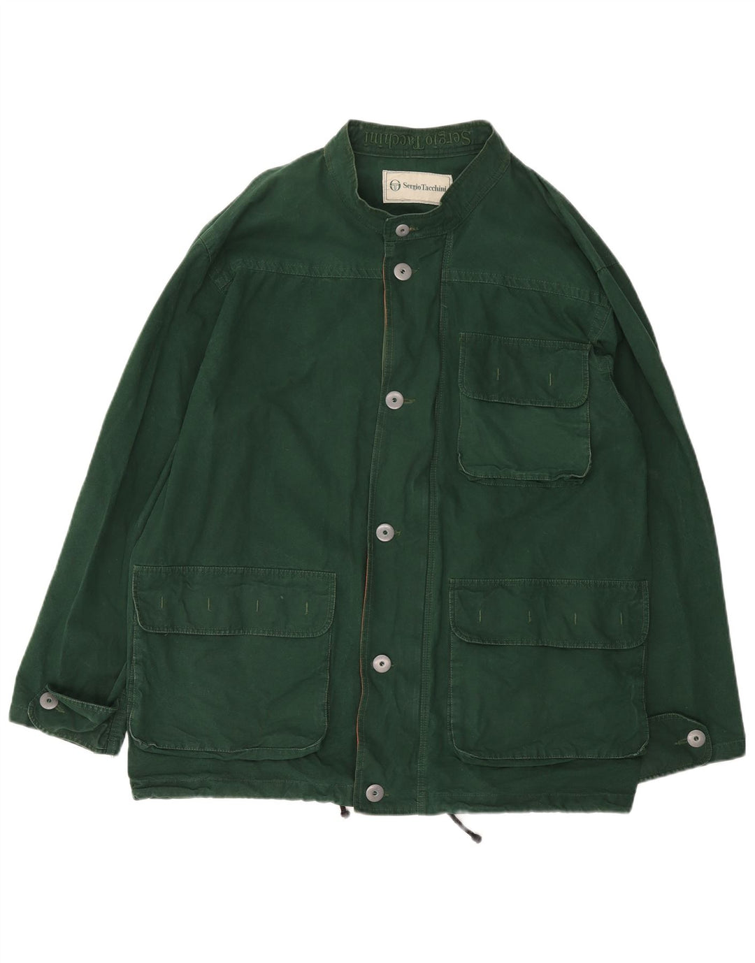 Męska kurtka użytkowa SERGIO TACCHINI UK 42 XL, zielona bawełna