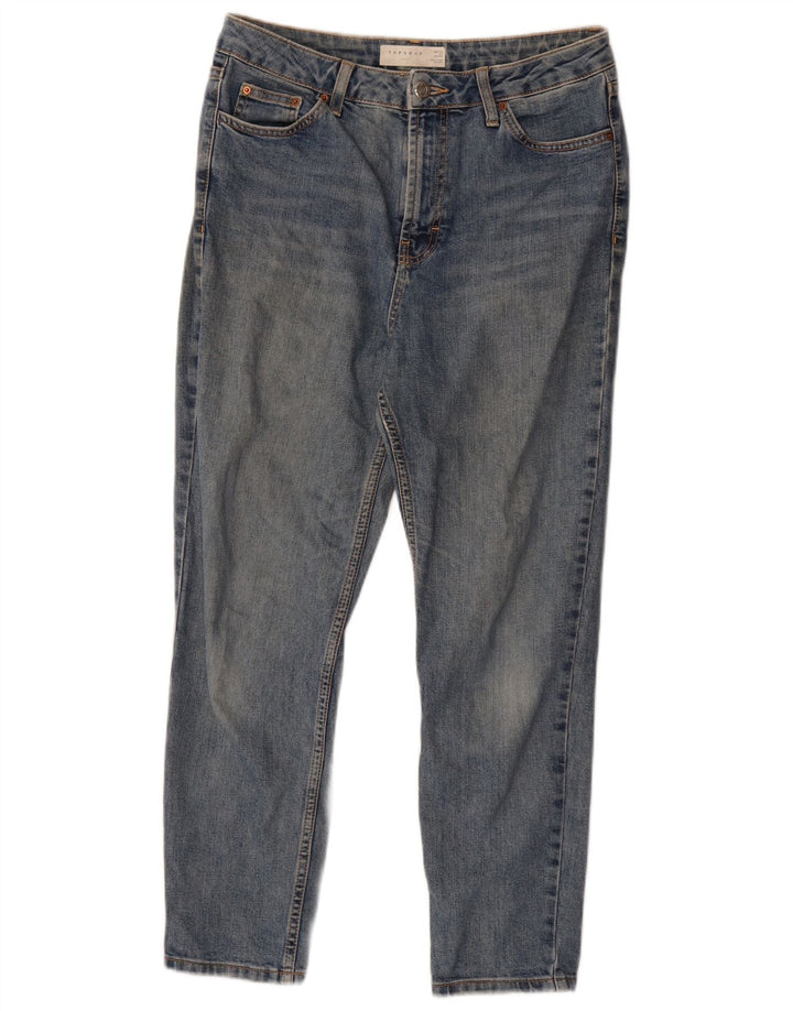 Męskie jeansy slim fit Topshop W30 L25 Niebieskie, bawełniane
