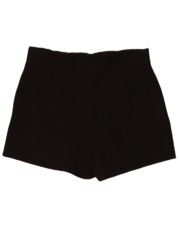 Zara Womens Casual Shorts Large W32 Black Polyester