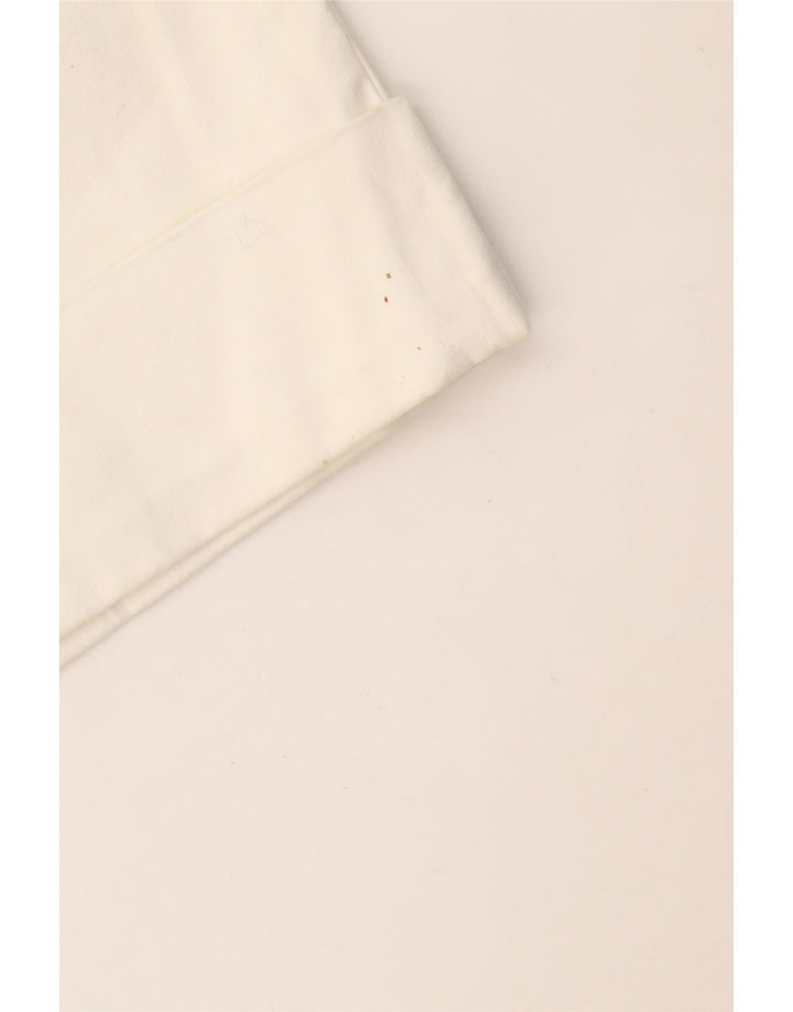 Spodnie damskie CALVIN KLEIN Capri US 12 Large W34 L19 Off White