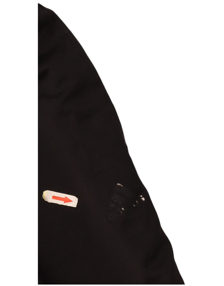 Męskie spodnie dresowe Adidas, duże, czarne, poliestrowe