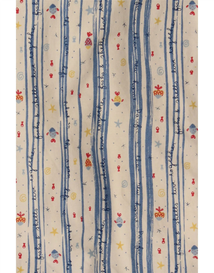 Męska koszula z krótkim rękawem Calvin Klein, bawełniana w średnie białe paski