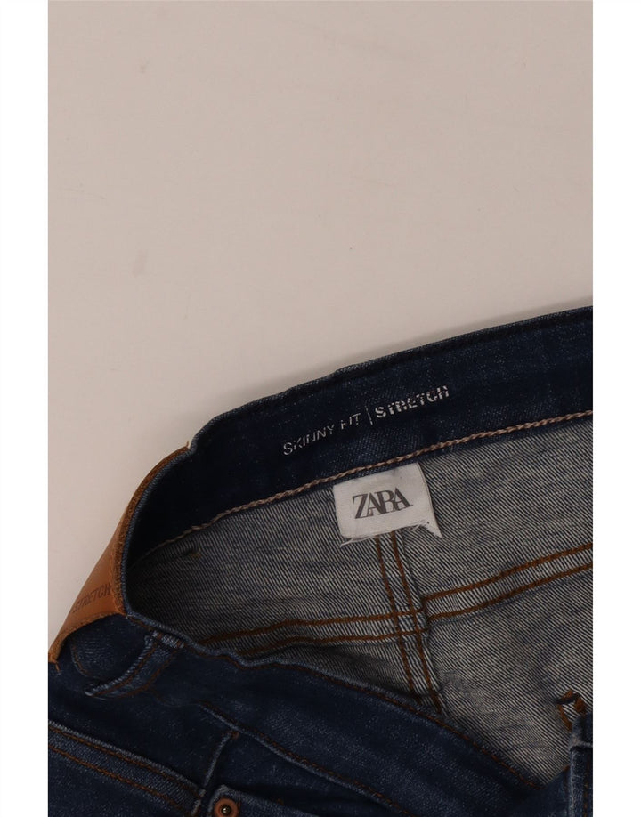 Damskie jeansy Skinny Zara W28 L26 Niebieskie