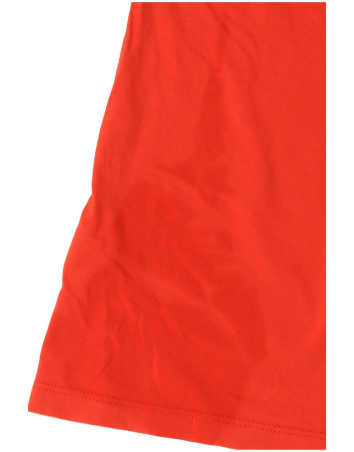 T-shirt damski Tommy Hilfiger Top UK 14, średni czerwony, bawełniany