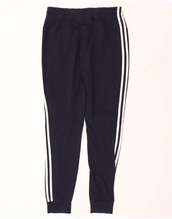 Damskie spodnie dresowe Adidas Joggers UK 8/10 Małe, granatowe, bawełniane