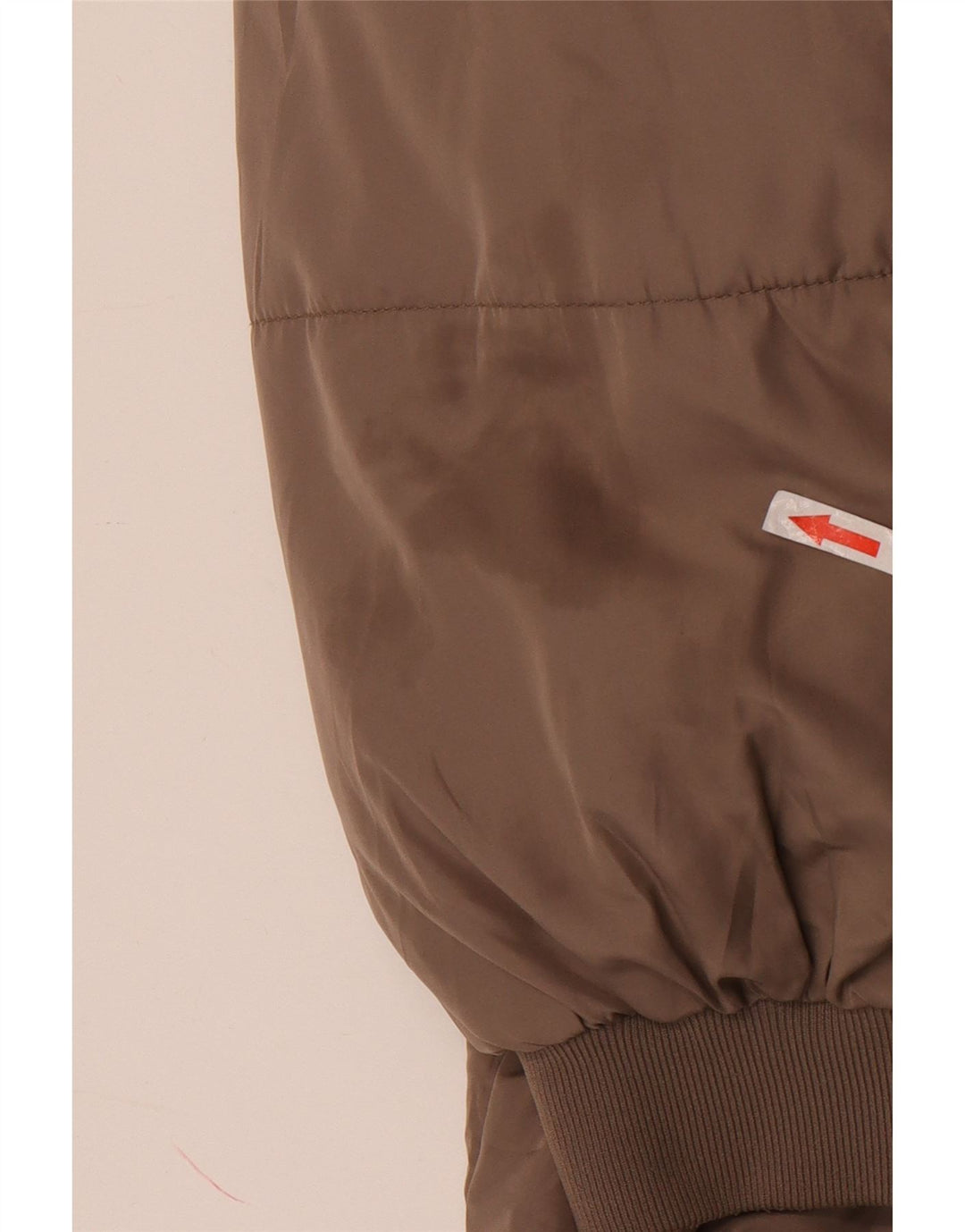 Damski płaszcz z kapturem, oversize, wyściełany Zara UK 18 XL, brązowy poliester