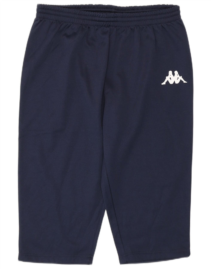 Damskie spodnie dresowe Capri KAPPA UK 18 XL Granatowy poliester