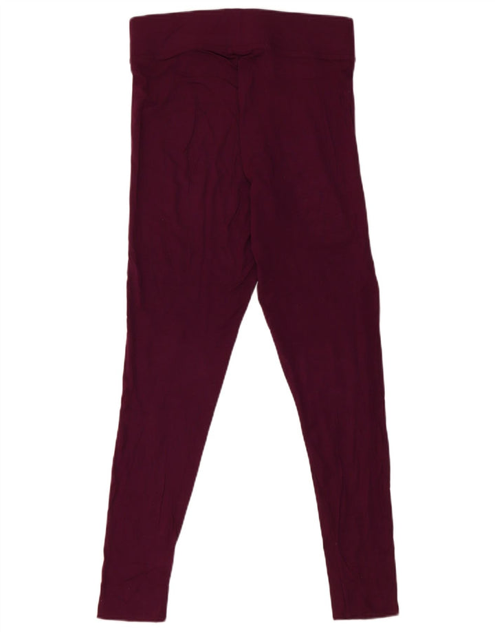 Legginsy damskie Marks & Spencer UK 10 Small, bordowa wiskoza