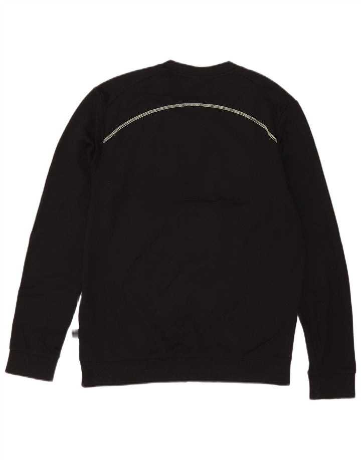 Męska bluza z grafiką Hugo Boss, duża, czarna, bawełniana