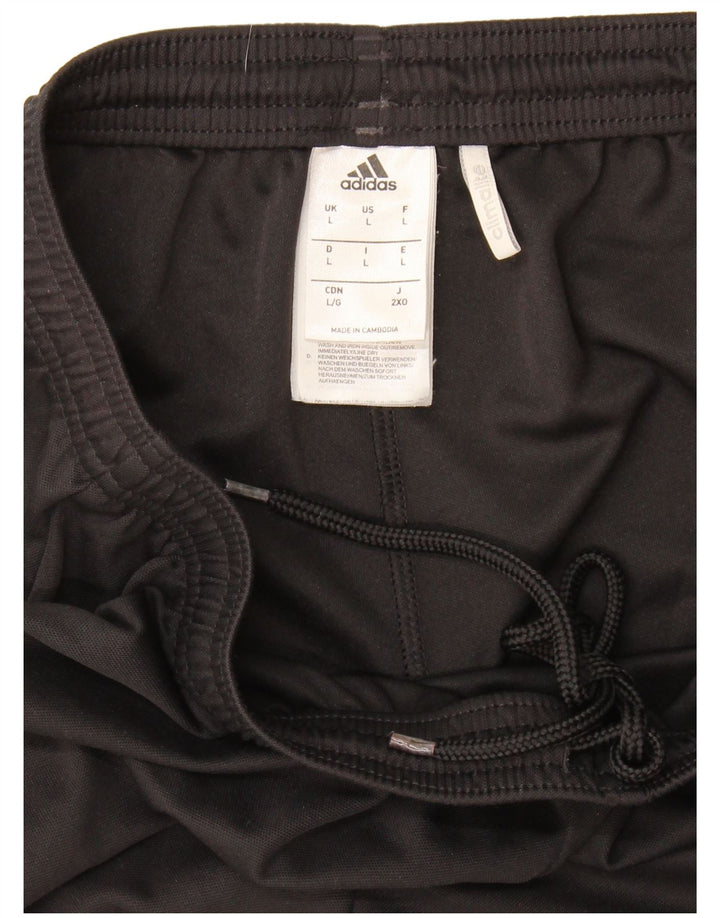 Męskie spodenki sportowe Adidas Climalite, duże, czarne, poliestrowe