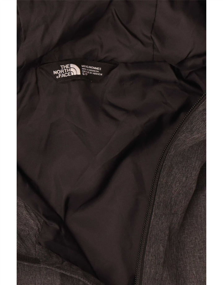 Męska kurtka przeciwdeszczowa z kapturem The North Face UK 36, mała, szary poliester