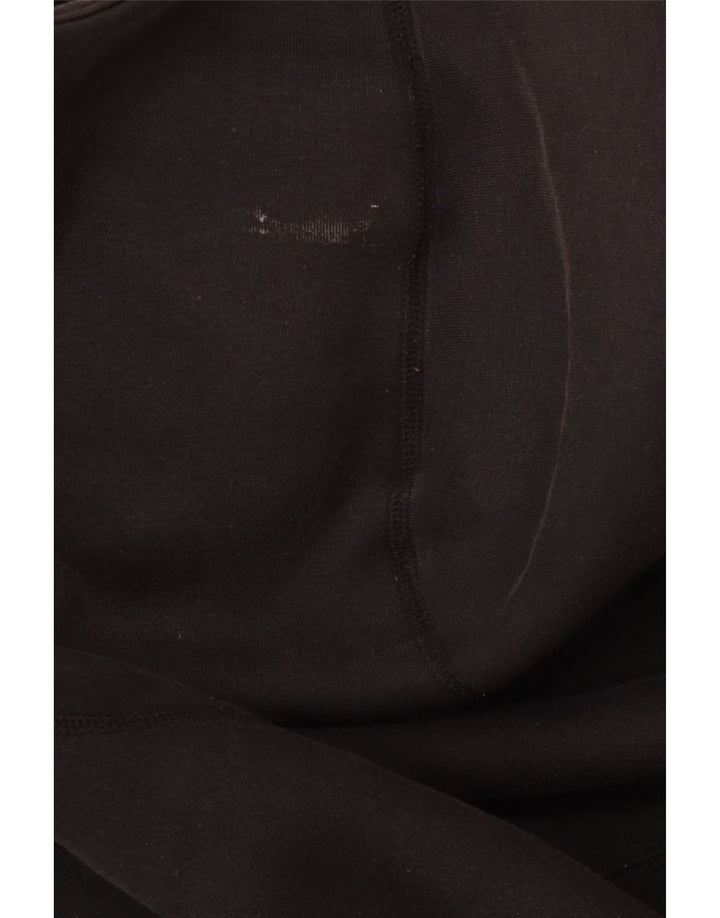 Męski sweter z kapturem i zamkiem błyskawicznym Nike, średni czarny, bawełniany