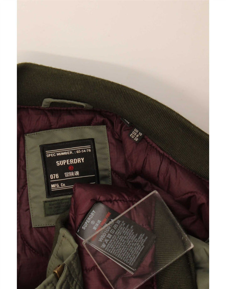 Damska kurtka lotnicza Superdry Oversize MA-1 UK 10, mała w kolorze khaki