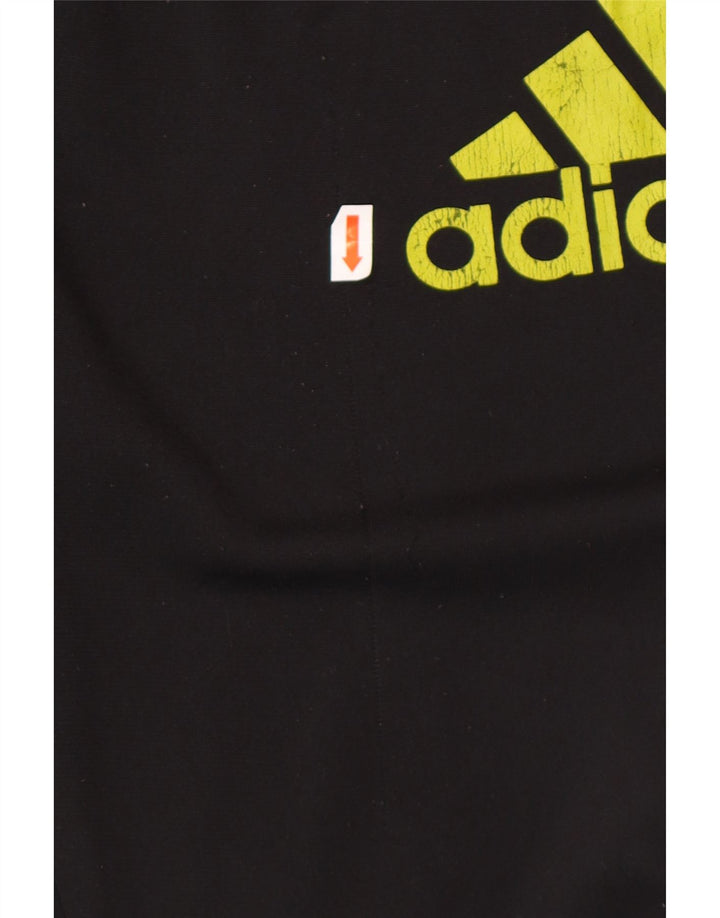 Męskie spodnie dresowe ADIDAS Joggers UK 40/42 Średni czarny poliester