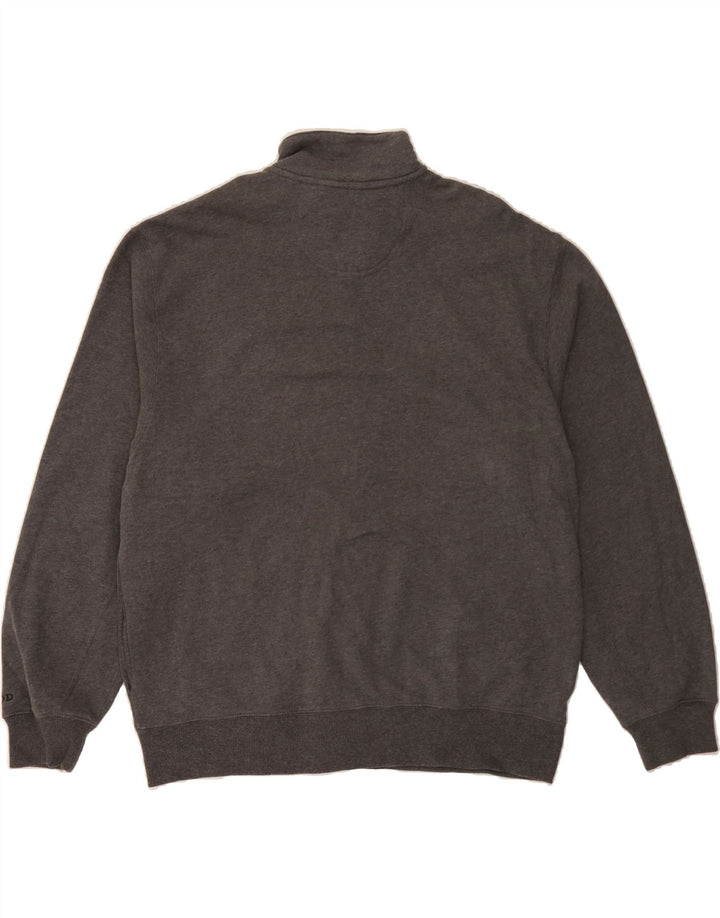 IZOD Mens Tracksuit Top Jacket XL Grey Cotton Vintage Izod and Second-Hand Izod from Messina Hembry 