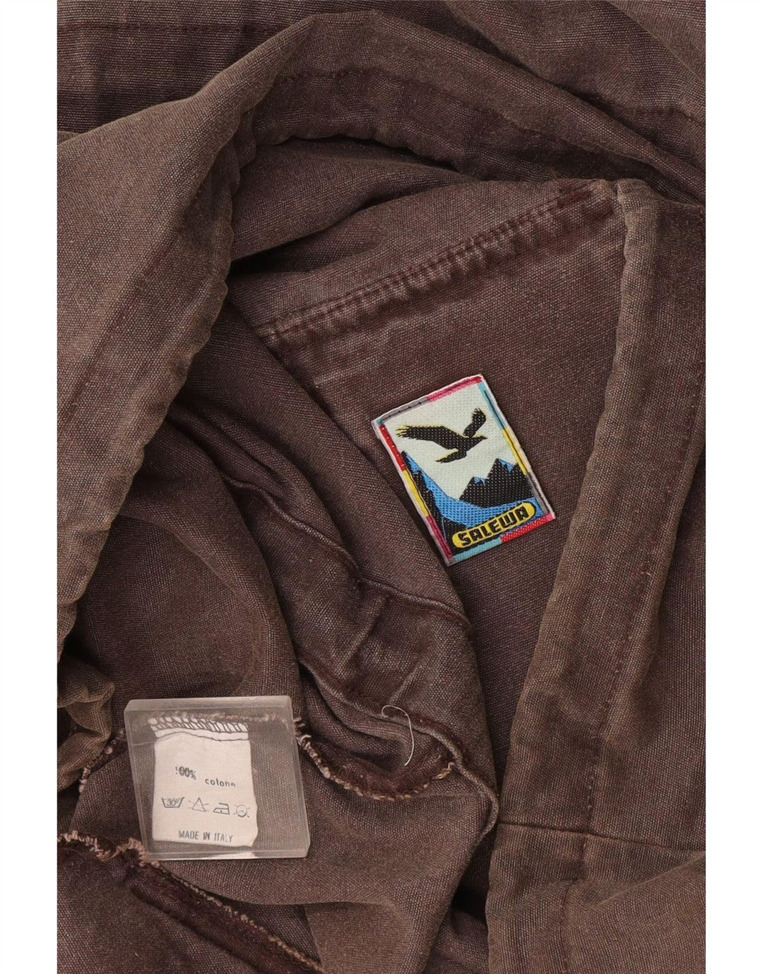 SALEWA Męska kurtka użytkowa UK 42 XL, szara, bawełniana w bloki kolorów