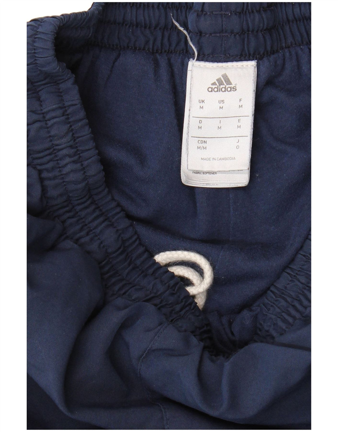 ADIDAS Mens Tracksuit Trousers Joggers Medium  Navy Blue Polyester