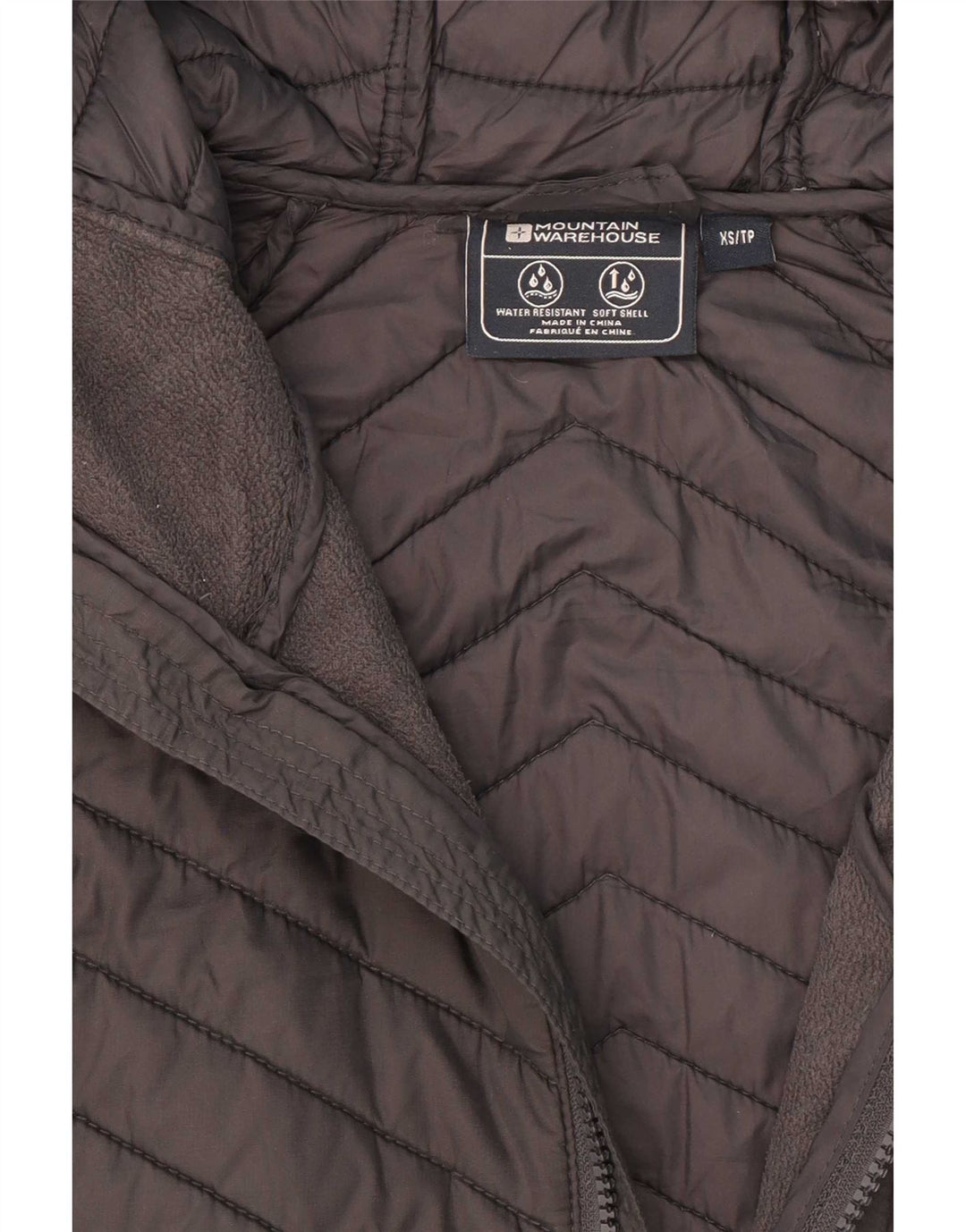 Męska ocieplana kurtka z kapturem Mountain Warehouse UK 34 XS, szary poliester