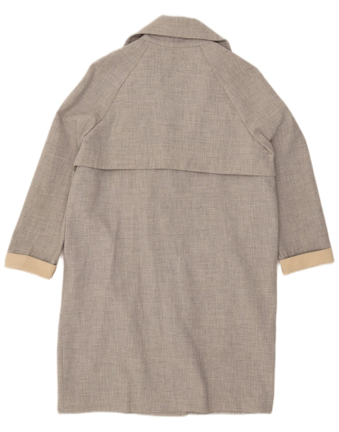 Topshop damski trencz oversize UK 8 mały szary poliester