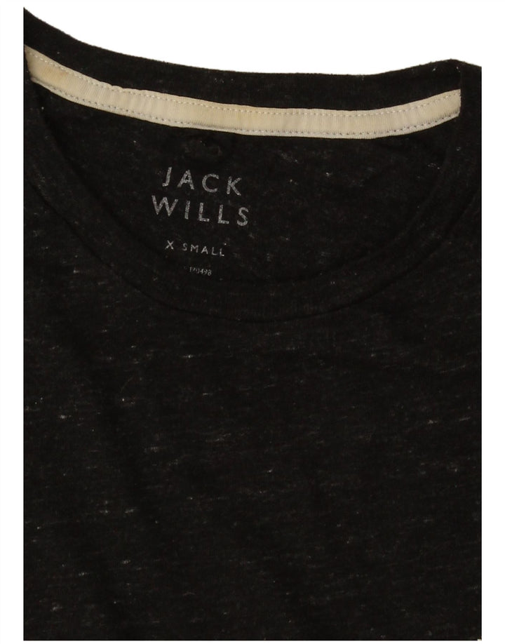 T-shirt męski Jack Wills, top XS, czarny, nakrapiany