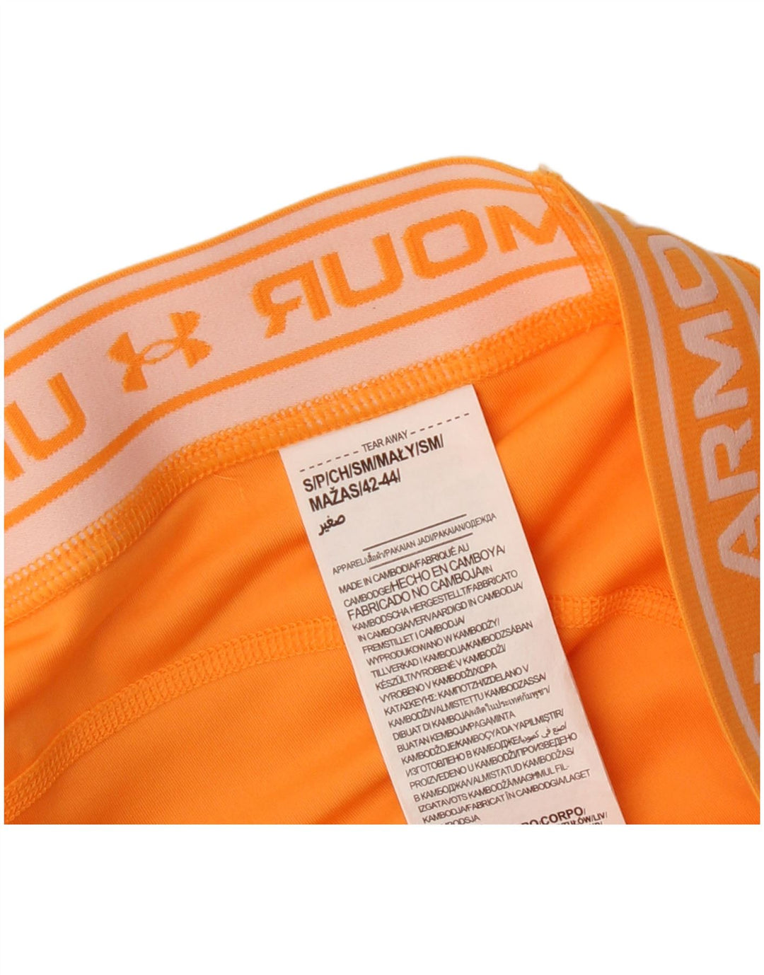 Damski zestaw 2-częściowy Under Armour Fitted Graphic UK 10 Small Orange