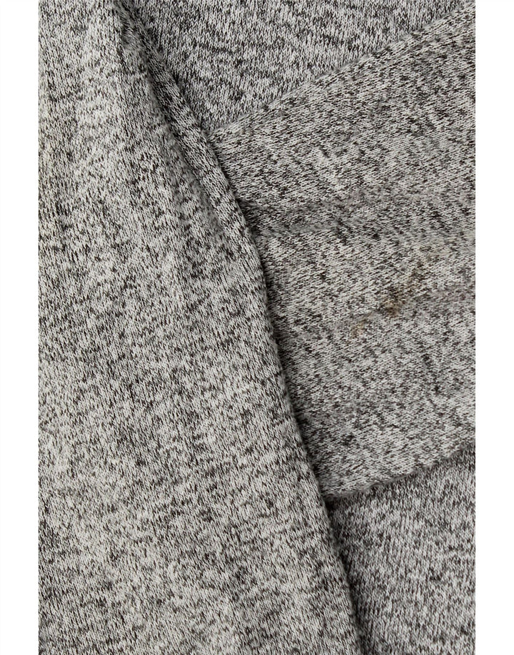 Damski sweter rozpinany Lipsy Longline UK 16, duży, szary, nakrapiany poliester