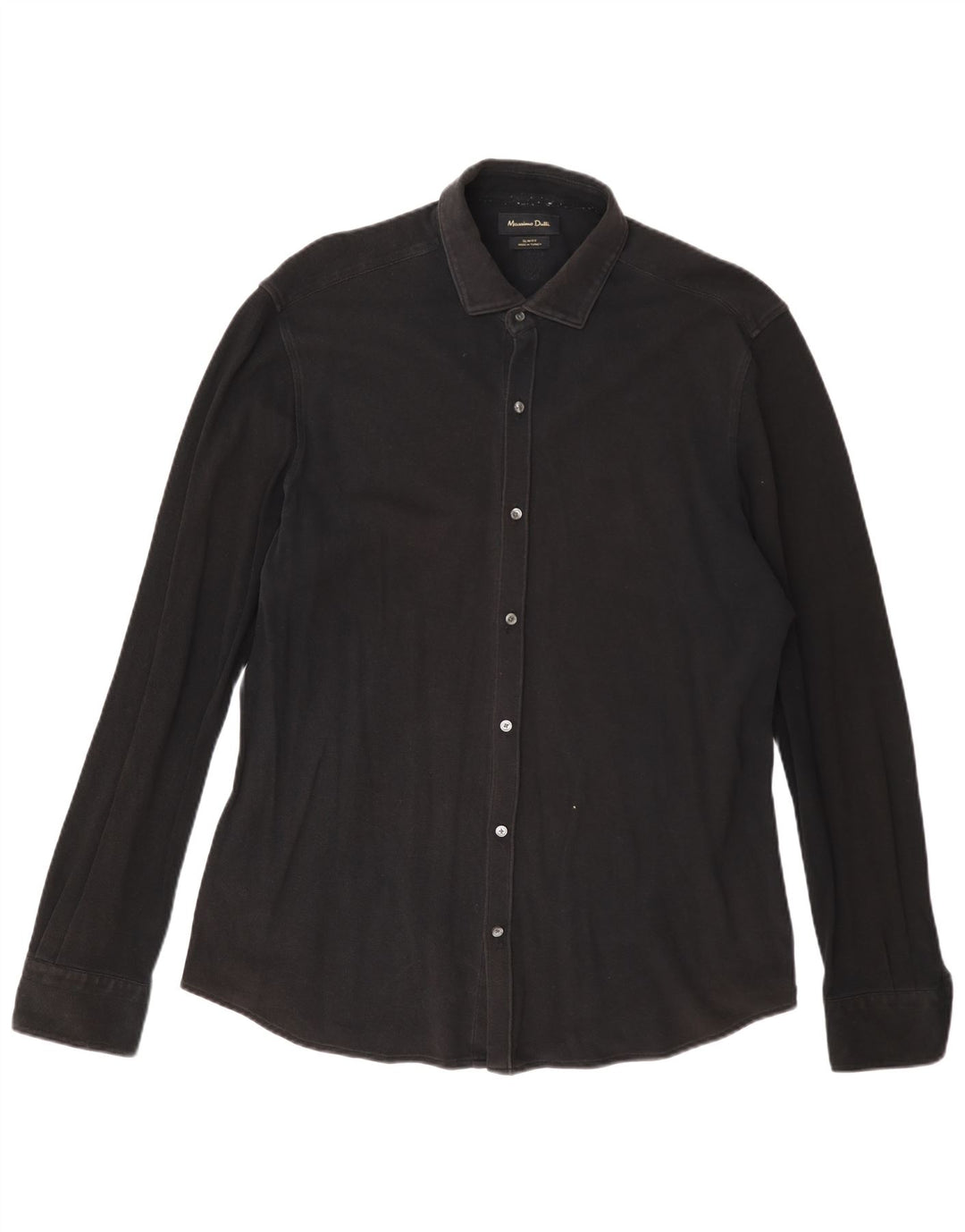 Męska koszula slim fit Massimo Dutti XL w kolorze czarnym