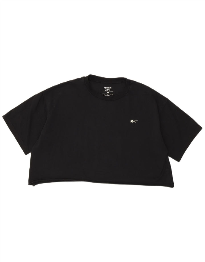 Damska koszulka oversize z grafiką REEBOK Top UK 12/14 Średnia czerń