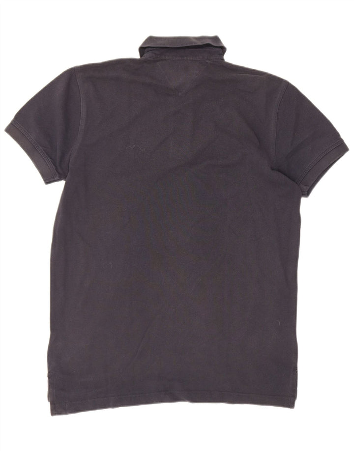 Męska koszulka polo Tommy Hilfiger, mała, granatowa, bawełniana