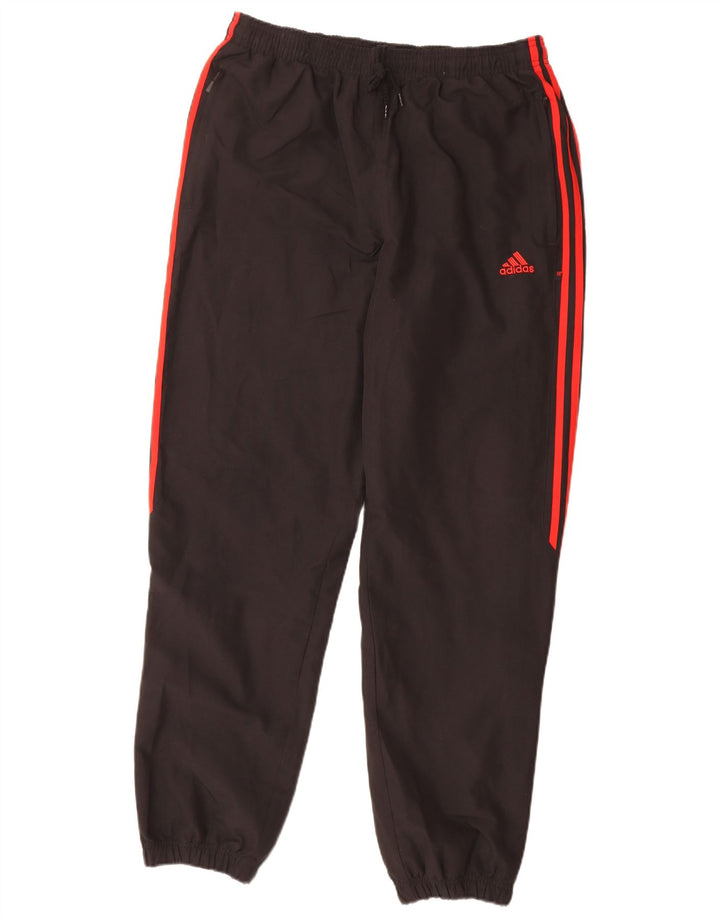 Adidas Męskie spodnie dresowe Joggery, duże, czarne, poliestrowe