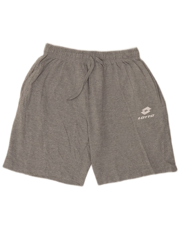Lotto Mens Sport Shorts XL Grey Cotton