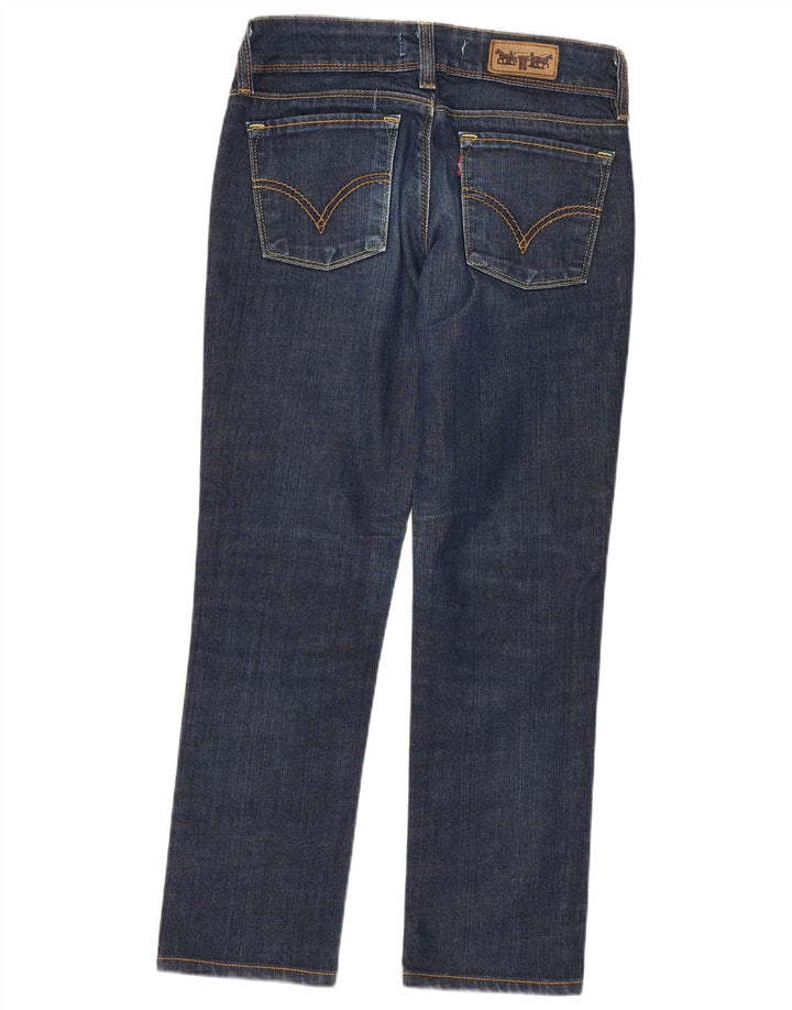 Damskie jeansy Levi's 571 Slim W26 L26 Niebieskie bawełniane