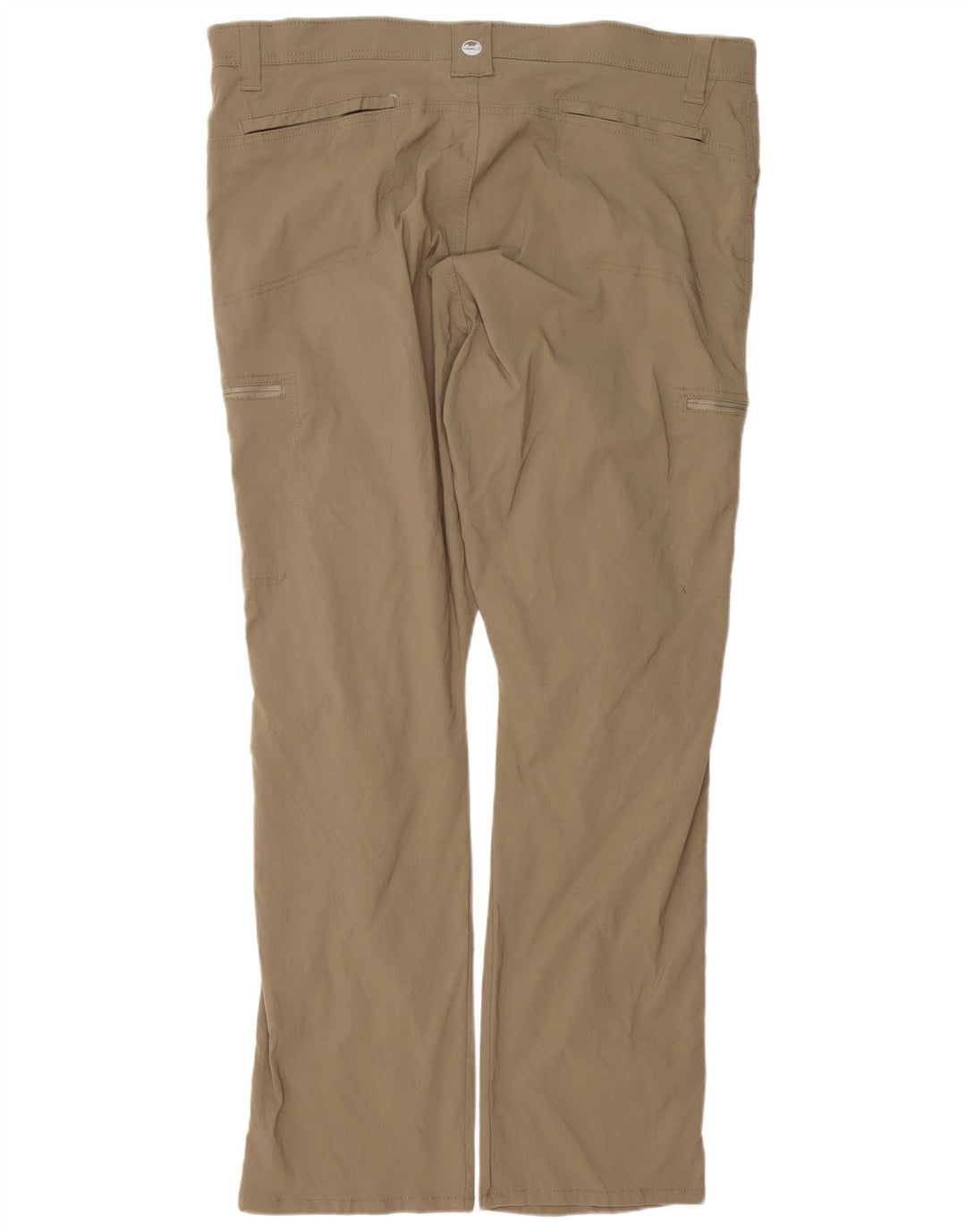 Męskie proste spodnie cargo WRANGLER W40 L32 Khaki Nylon