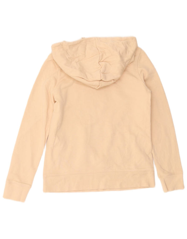 Damska bluza z kapturem Adidas Graphic Oversized UK 6 XS Beżowa bawełna