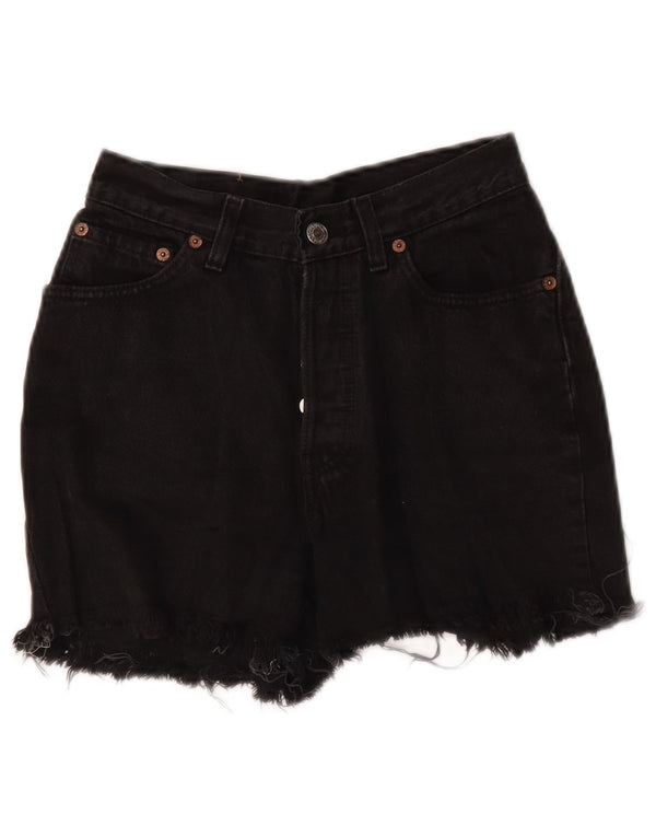 Damskie spodenki jeansowe Levi's W24 XS czarne