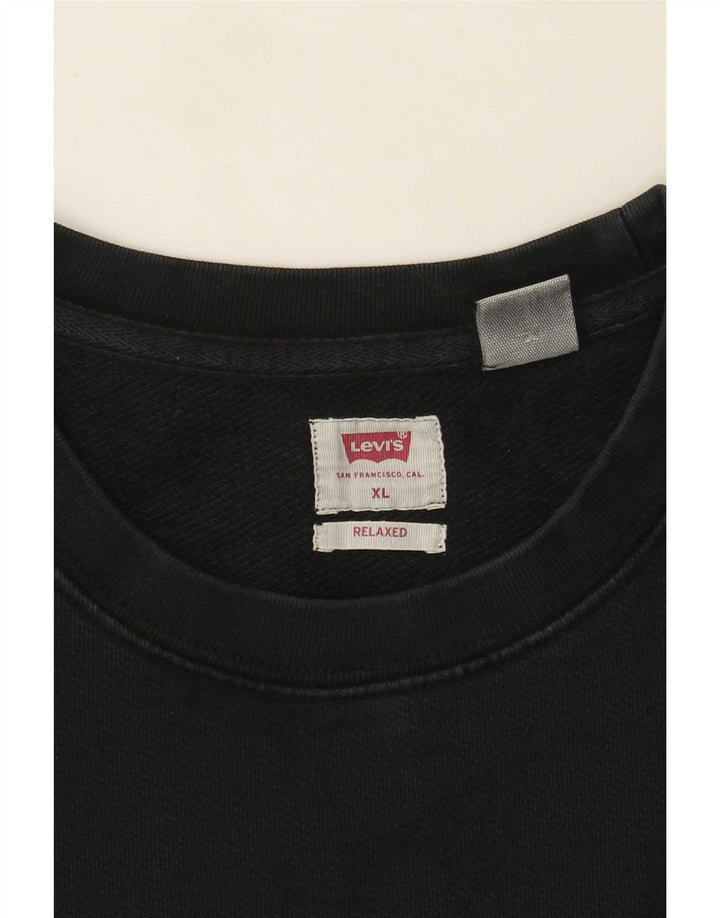 Męski sweter Levi's o swobodnym kroju XL, czarny