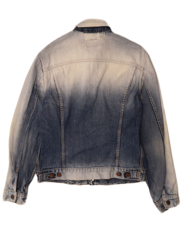 Damska kurtka dżinsowa Levi's Acid Wash UK 18 XL, niebieska, bawełniana