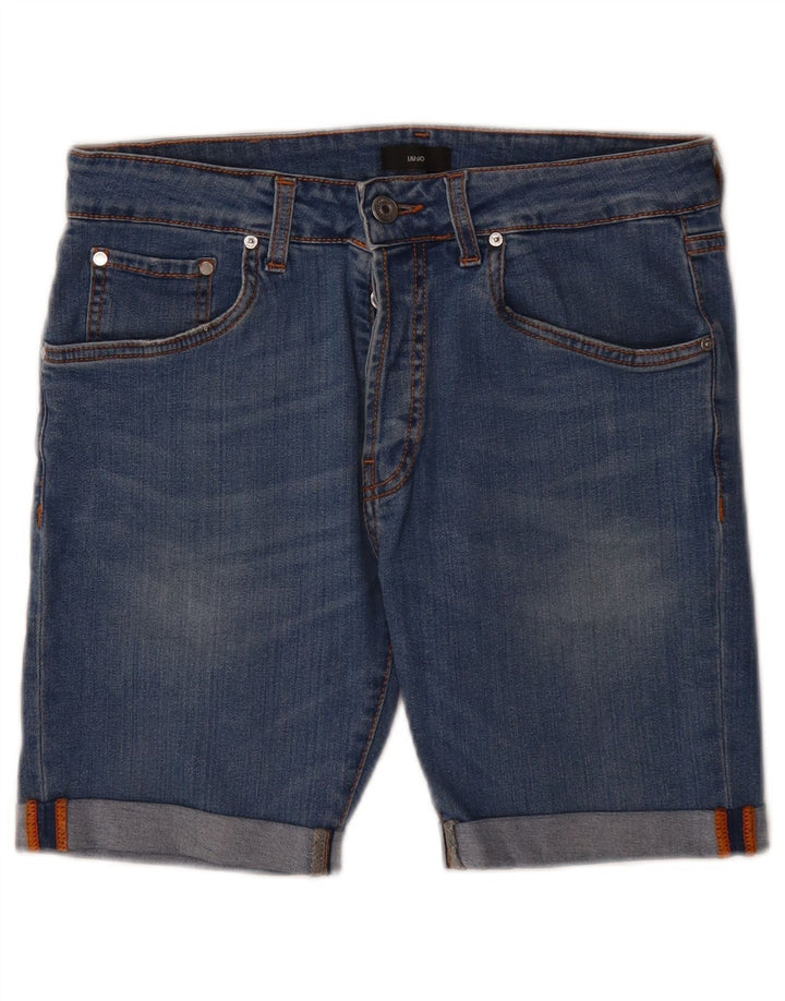 Damskie spodenki jeansowe Liu Jo W28 w kolorze średnioniebieskim