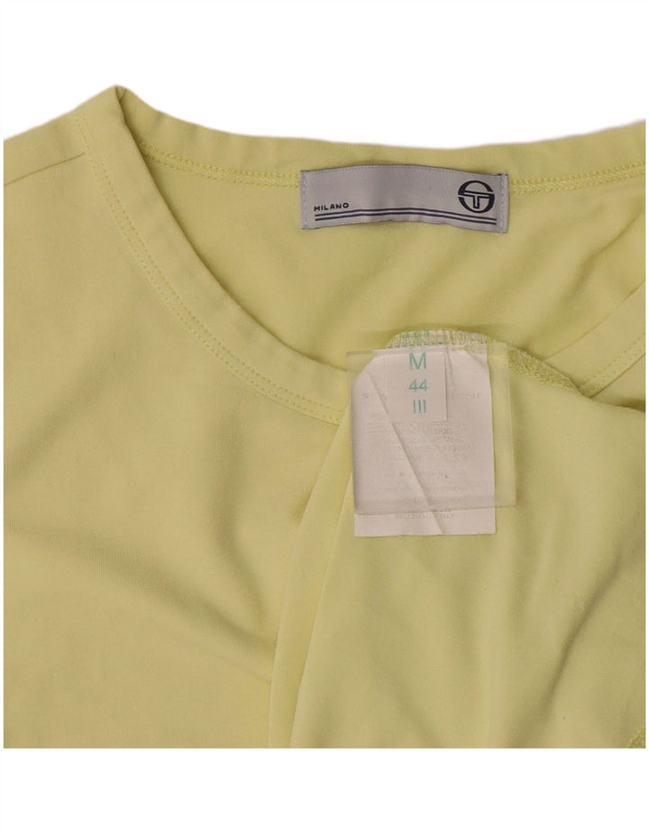 Damski top Sergio Tacchini z długim rękawem IT 44, średnio zielona bawełna