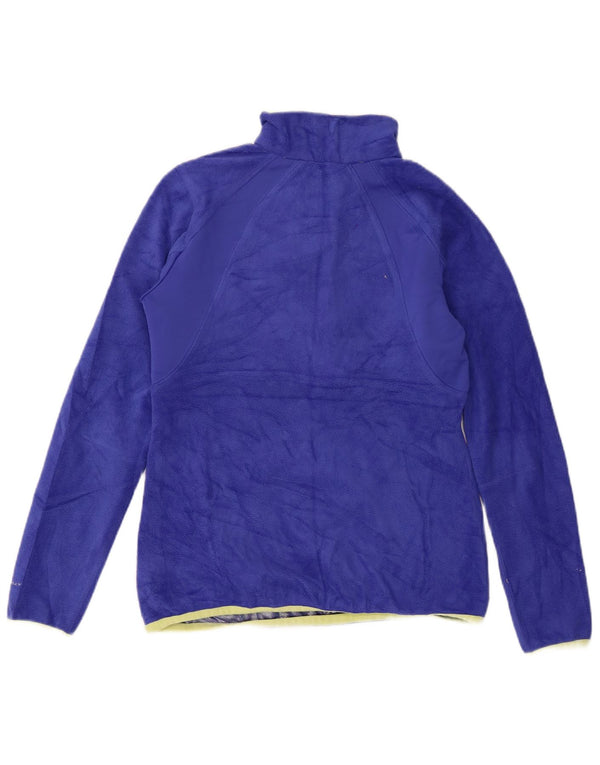 Damski sweter polarowy Columbia Omni-Heat z zamkiem błyskawicznym, UK 10, mały, niebieski poliester