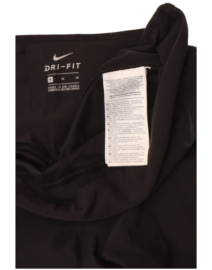 Damskie legginsy Nike Dri Fit UK 14, średni czarny poliester