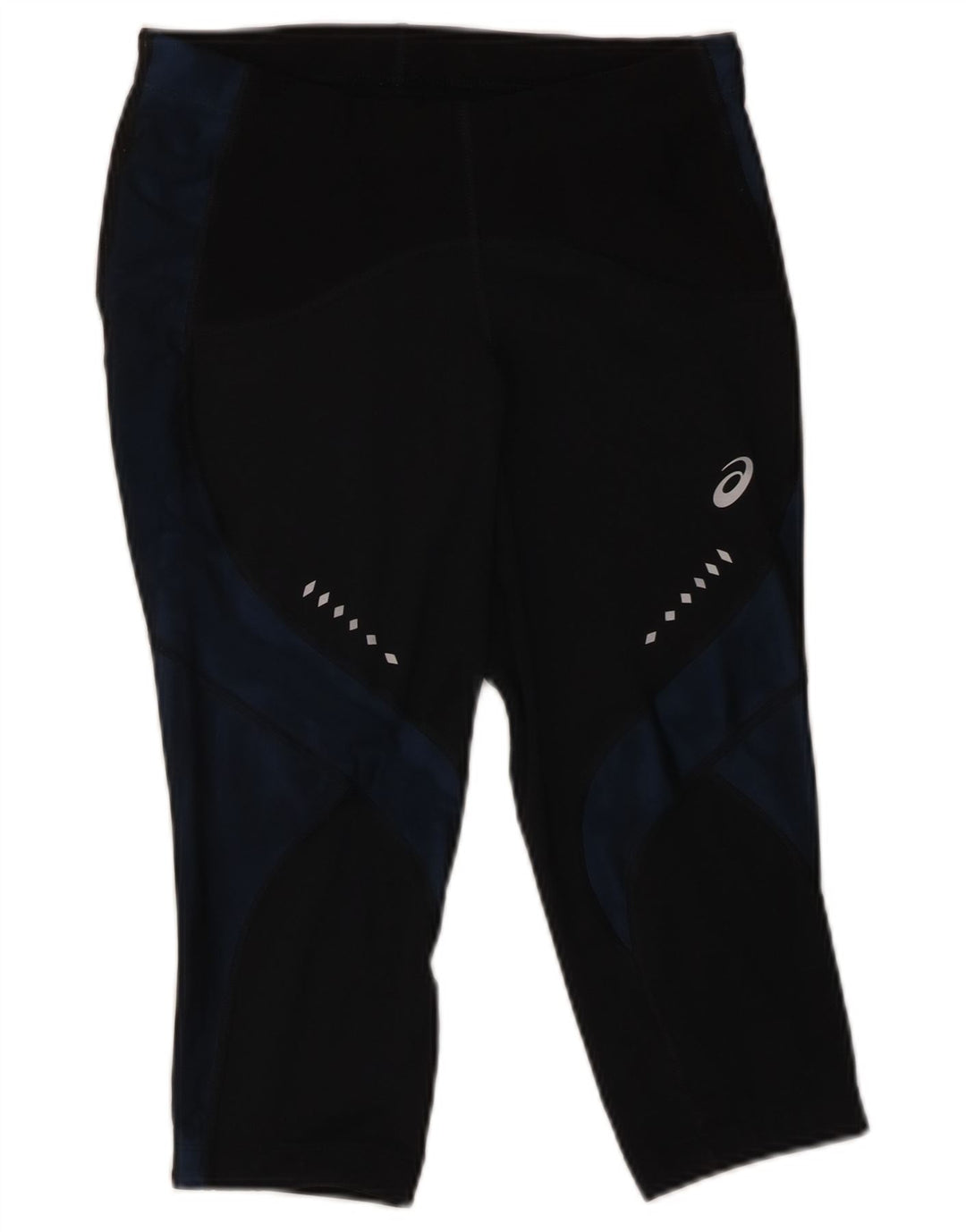 Damskie legginsy Capri Asics UK 12, średni czarny poliester
