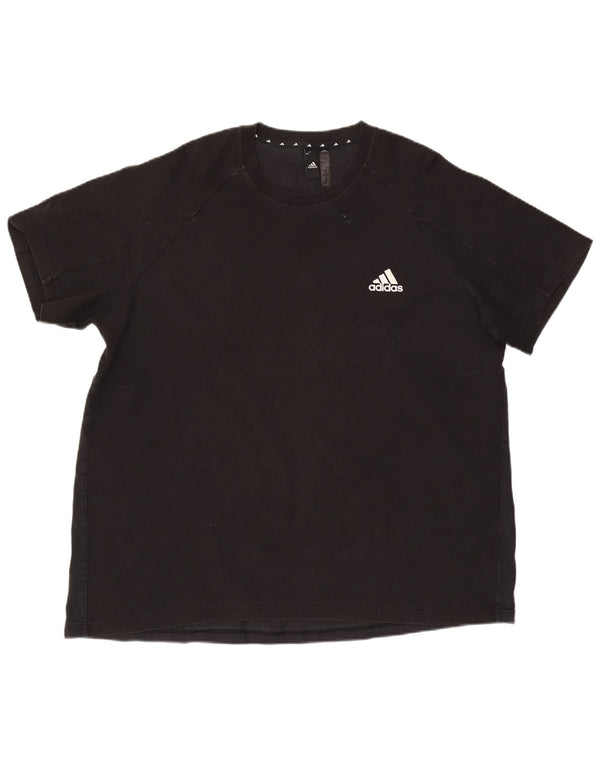 Adidas Męska koszulka Top 2XL Czarna bawełna
