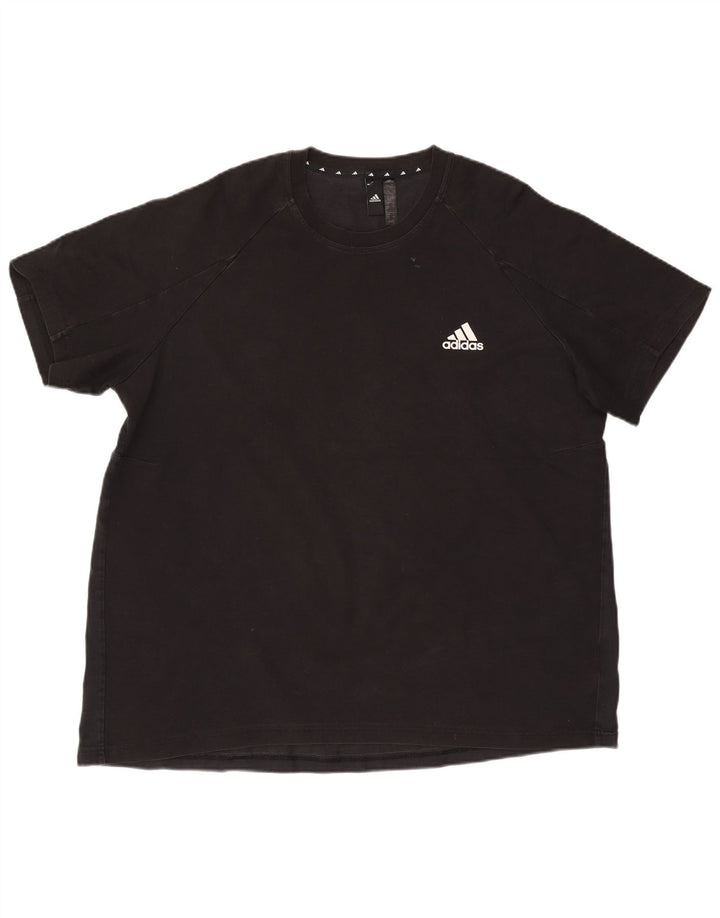 Adidas Męska koszulka Top 2XL Czarna bawełna