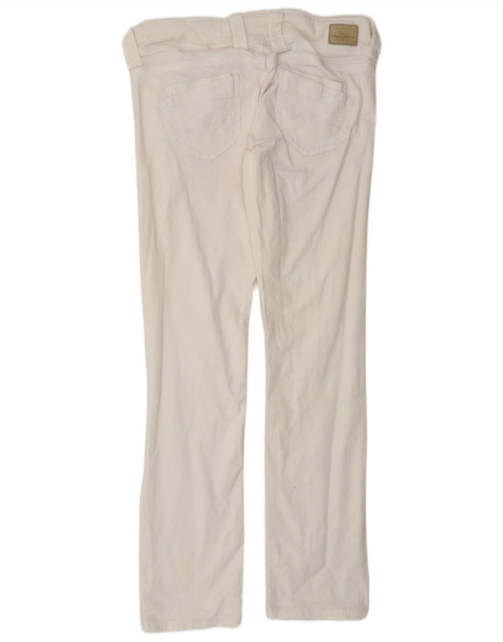 PEPE Jeansy Damskie Venus Slim W28 L32 Biała Bawełna
