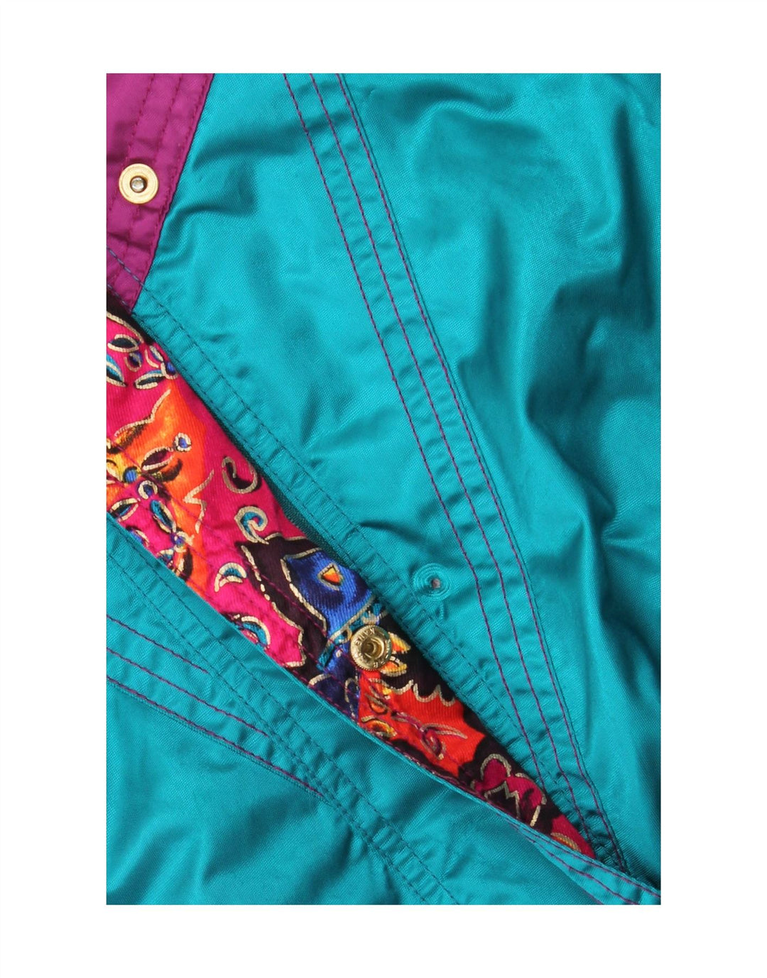 Damska kurtka wiatrówka oversize NEVICA US 8 w kolorze średniego turkusu